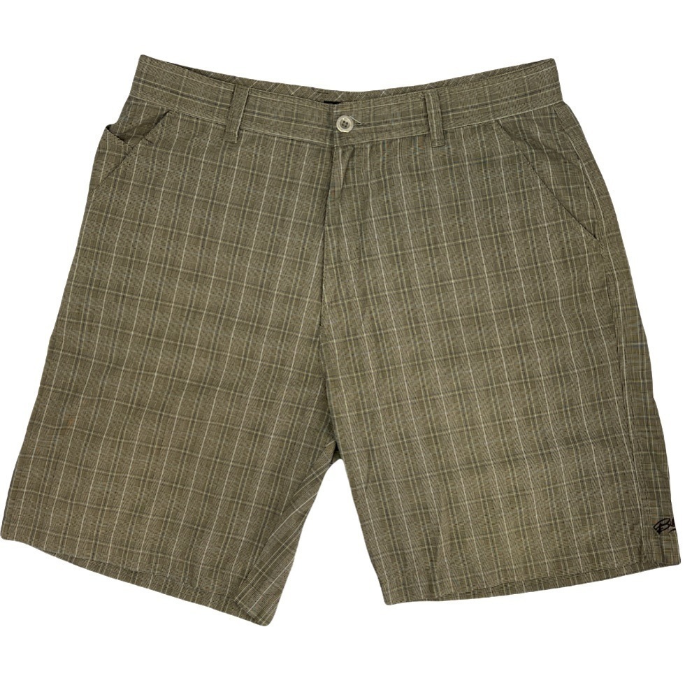 Billabong casual tan plaid Shorts SZ 38